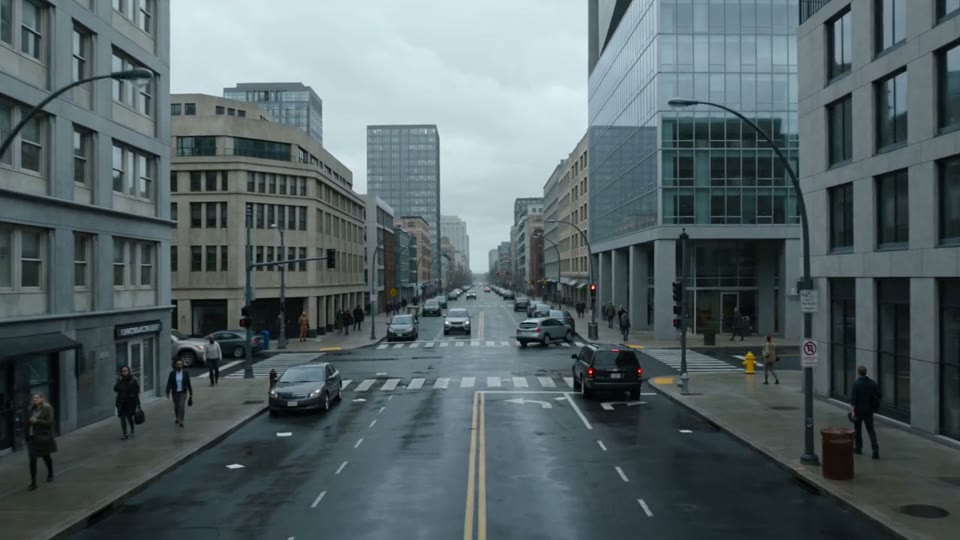Gravity Folds the City AI video example poster