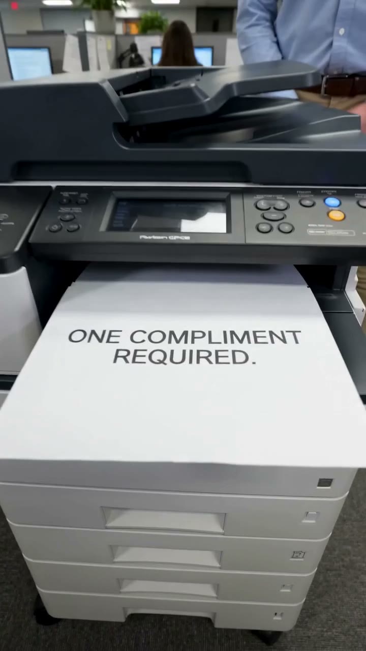 The Printer Negotiation AI video example poster