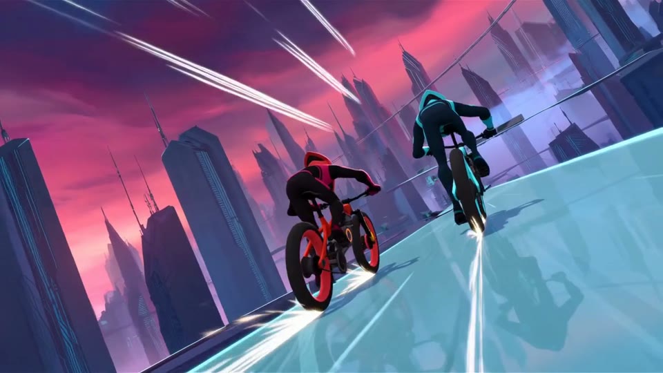 Floating City Cycle Race AI video example poster