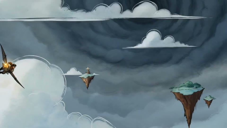 Sky Courier and the Storm Serpent AI video example poster